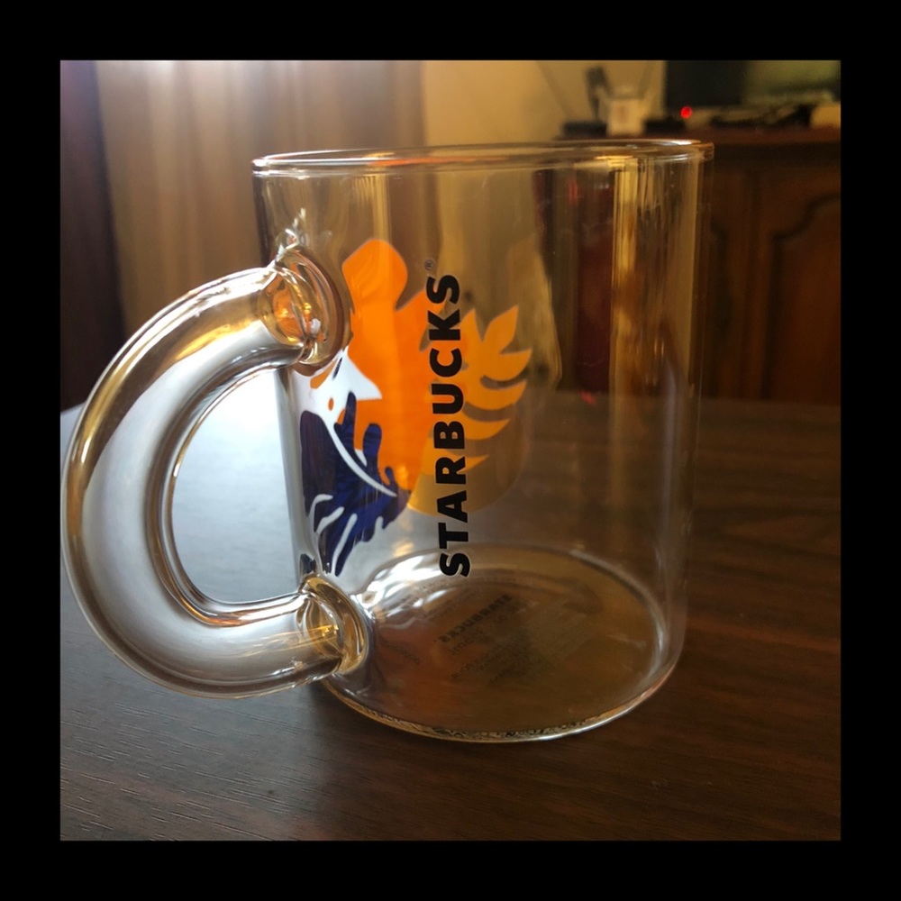 Starbucks Clear Glass Tropical Mug 2020 Summer Release